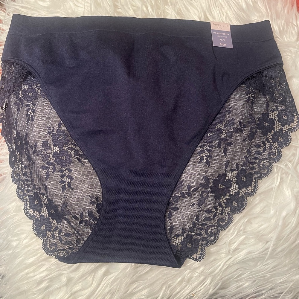 Ambrielle Navy Lace Women's Panties